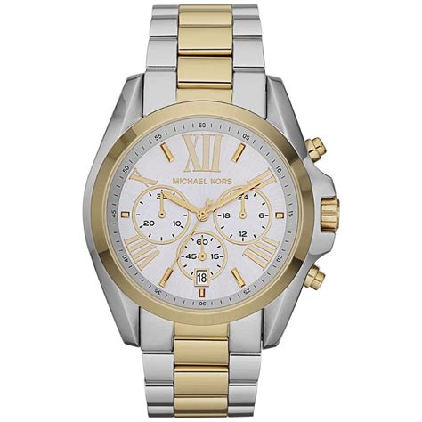 michael kors unisex silver watch|Michael Kors bradshaw chronograph watch.